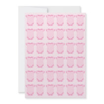 Babygro in Pink Invitation