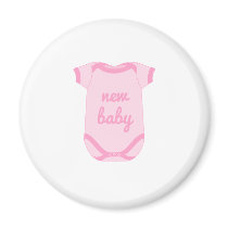 BabyGro in Pink New Baby Magnet