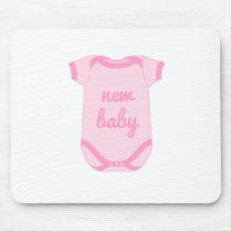 BabyGro in Pink New Baby Mouse Pad