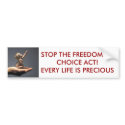 BabyinHand BUMPER STICKER, STOP FOCA bumper stickers by Btlmom2 BabyinHand BUMPER STICKER, STOP FOCA bumper stickers