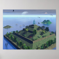 Babylon Gardens Print