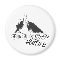 Babylon hostile refrigerator magnets