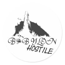 Babylon hostile stickers