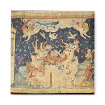 Babylon Invaded by Demons Fridge Magnet