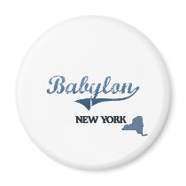 Babylon New York City Classic Refrigerator Magnets