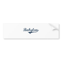 Babylon New York Classic Design Bumper Sticker