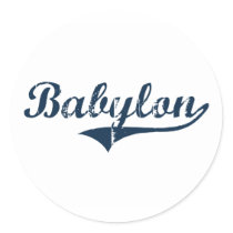Babylon New York Classic Design Stickers