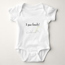 babypee, I pee freely! t-shirts