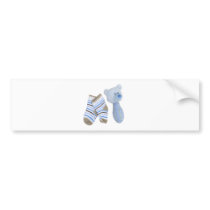 BabyRattleBooties041410 Bumper Sticker