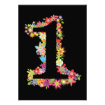 Baby's 1st Birthday Number 1 Party Custom Invite