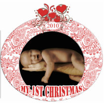 Baby's 1st Christmas 2010 photo sculptures by samack Baby's 1st Christmas 2010 photo sculptures