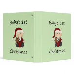 Baby's 1st Christmas (boy) Vinyl Binders