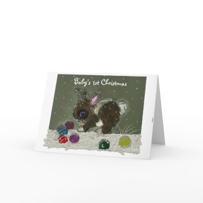 Baby's 1st Christmas Card by dreamingagain