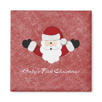 Babys 1st Christmas magnets