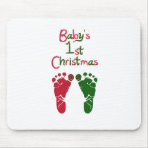 Baby's 1st Christmas Mousepad