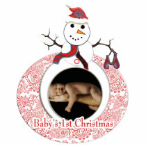 Baby's 1st Christmas photo sculptures by samack Baby's 1st Christmas photo sculptures