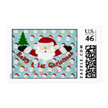 Babys 1st Christmas Postage