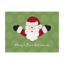 Babys 1st Christmas Post Card