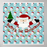 Babys 1st Christmas Print