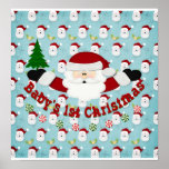 Babys 1st Christmas Poster