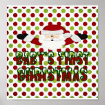Babys 1st Christmas Print