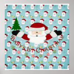Babys 1st Christmas Print