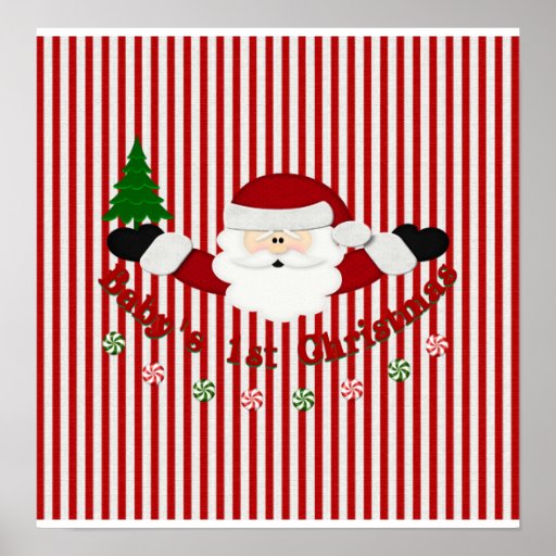 Babys 1st Christmas Print