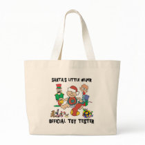 Baby's 1st Christmas Santa's Little Helper Gift Canvas Bags