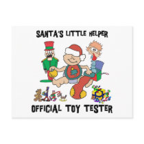 Baby's 1st Christmas Santa's Little Helper Gift Postcard
