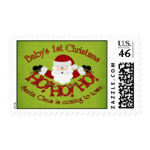 Babys 1st Christmas Stamp