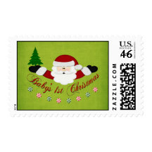 Babys 1st Christmas Stamps