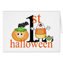 Baby's 1st Halloween Greeting Cards