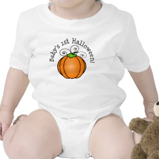 Baby's 1st Halloween Pumpkin shirt