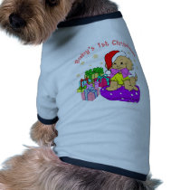 Baby's 1st hristmas doggie tee