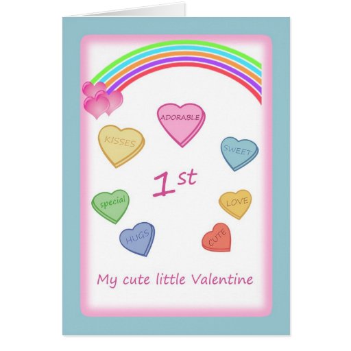 Baby S First Valentines Day Printable Card