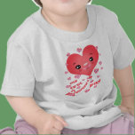 Baby's 1st Valentine's Day Kawaii Heart T-Shirt