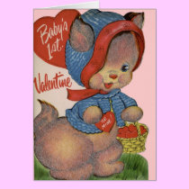 Baby's 1st  Valentine's Greeting Card cards