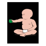 BABY'S ARM HOLDING APPLE POST CARDS