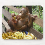 Baby's Banana Picnic Mouse Pad