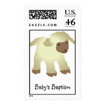 Baby's Baptism Postage Stamp