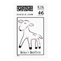 Baby's Baptism Postage Stamp by babyshowergalore Baby's Baptism Postage Stamp