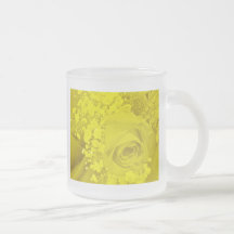 Baby's Breath & Rose - Yellow Coffee Mug