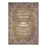 Baby's Breath Rustic Country Bridal Shower Card
