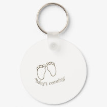 babys coming feet keychains by partypassion babys coming feet keychains
