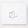 babys coming feet mouse mat