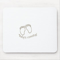babys coming feet mousepads