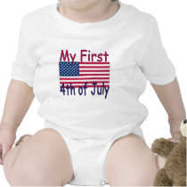 Baby's First 4th of July Infant , Creeper t-shirts