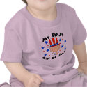 Baby's First 4th of July shirt