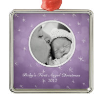 "Baby's First Angel Christmas" Custom Ornament ornaments