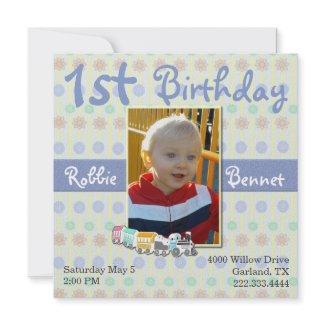 Baby's First Birthday Invitation invitation